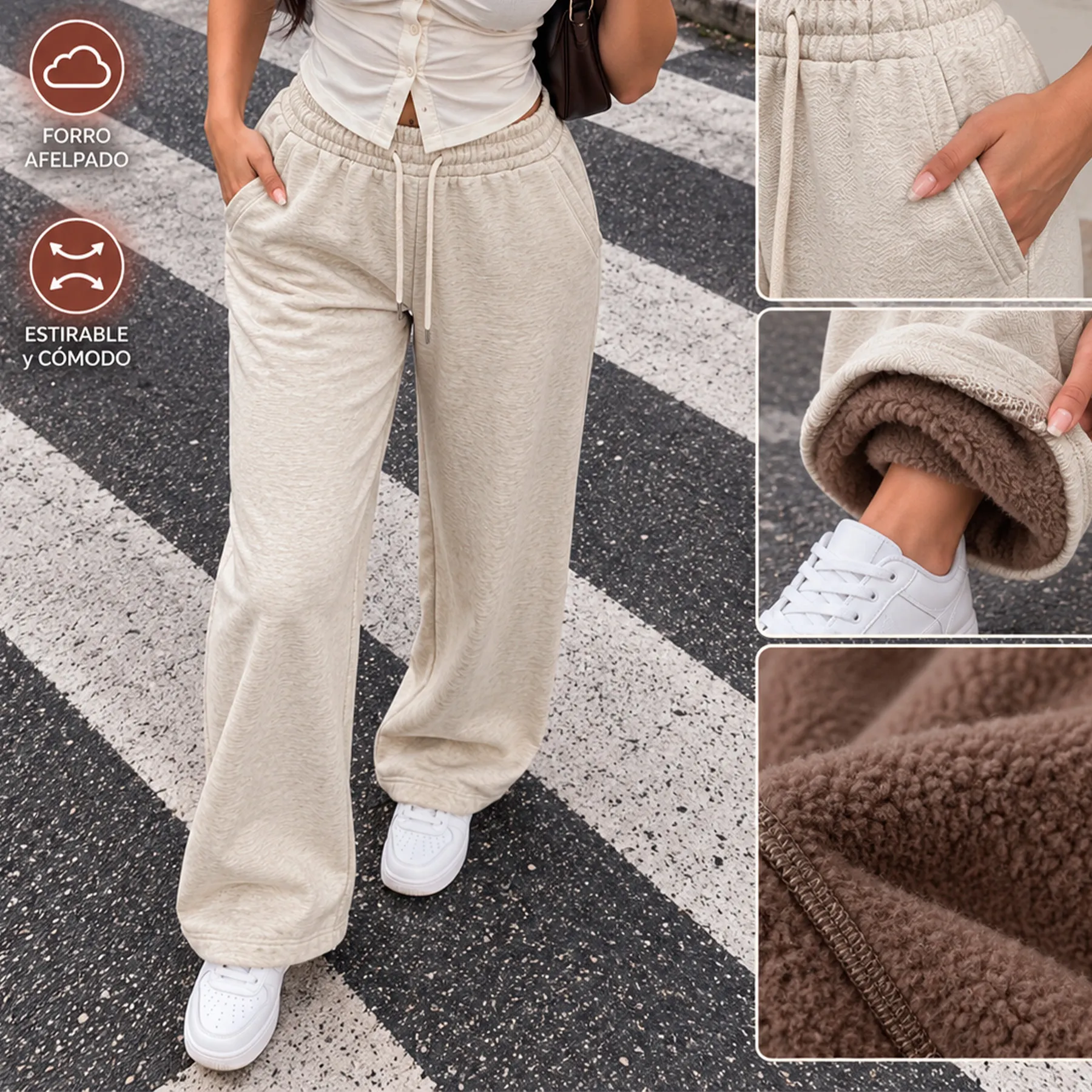 AD2650 Pantalón de vestir con estampado 15895